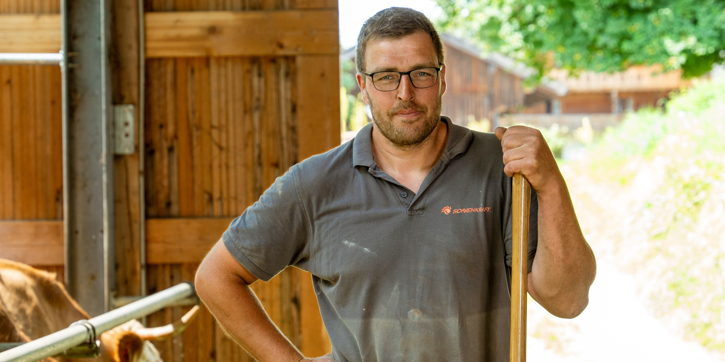 Naturland-Landwirt Florian Kreitmair.